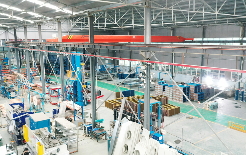 Condensing unit assembly line