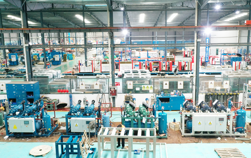 Refrigeration testing production line